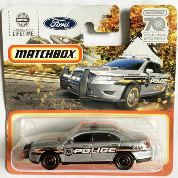 Matchbox | Matchbox | Ford Police Interceptor silver 70 YEARS MATCHBOX