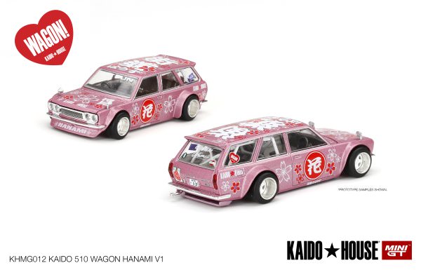 MINI GT | MiniGT x Kaido House Datsun 510 Wagon HANAMI V1 pink