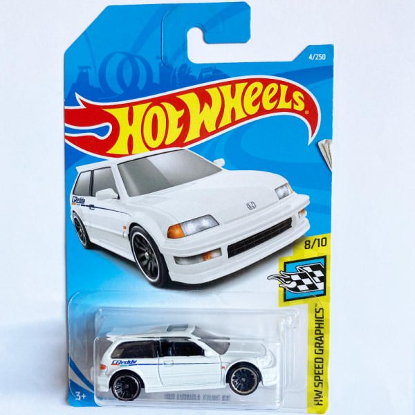 Hot Wheels | '90 Honda Civic EF white long card