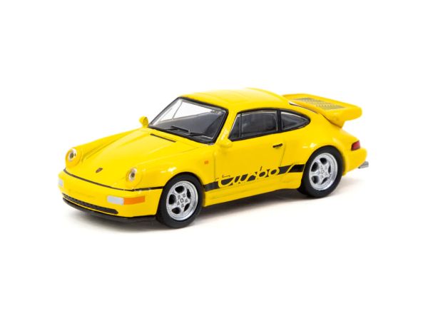 Schuco x Tarmac Works | Porsche 911 Turbo yellow