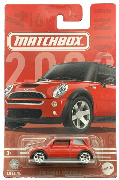 Matchbox | Mini Serie 4/6 2003 MINI Cooper S rot/schwarz