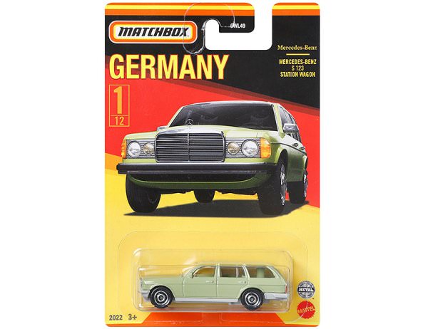 Matchbox | Best of Germany Series Mercedes-Benz S123 Station Wagon pastel green