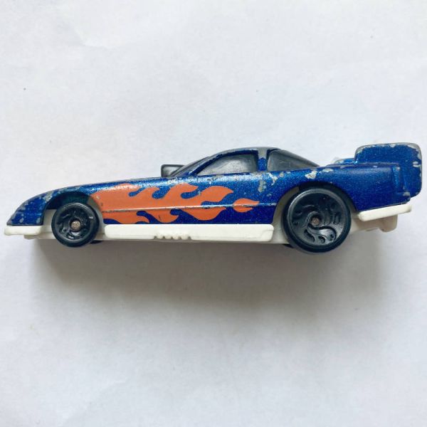 Hot Wheels | Probe Funny Car Metalflake Blue 1996 McDonald's Happy Meal without packaging