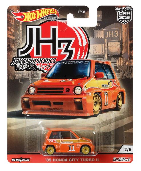 Hot Wheels | Japan Historics 3 1985 Honda City Turbo II orange