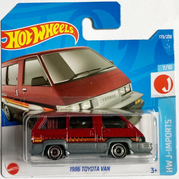 Hot Wheels | 1986 Toyota Van red metallic