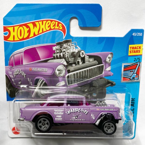 Hot Wheels | '55 Chevy Bel Air Gasser TRIASSIC-FIVE dull purple