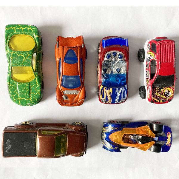 Hot Wheels | 6 models without packaging and traces of use