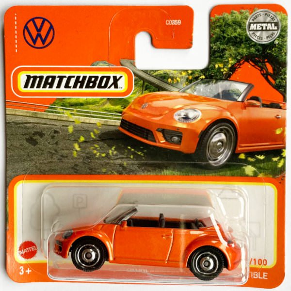 Matchbox | 2019 Volkswagen Beetle Convertible orange
