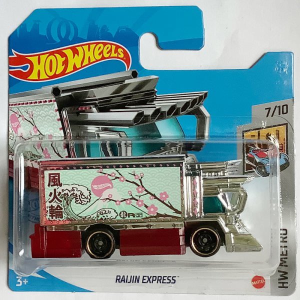 Hot Wheels | Raijin Express chrome / red