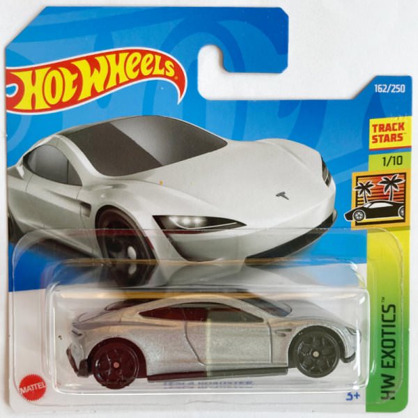 Hot Wheels | Tesla Roadster silber