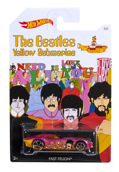 Hot Wheels | Beatles Yellow Submarine Serie 5/6 Fast Felion