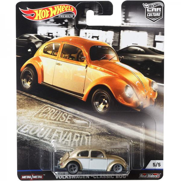 Hot Wheels | Cruise Boulevard 05 Volkswagen "Classic Bug" gold/weiß