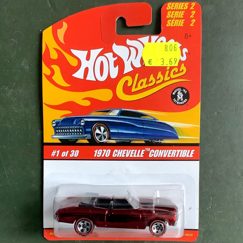 Hot Wheels | Classics Serie 2 1 of 30 1970 Chevelle Convertible red metallic