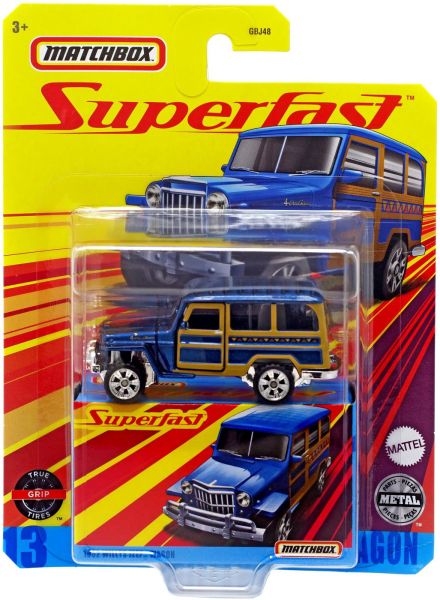 Matchbox | Superfast 1962 Willys Jeep Wagon blue