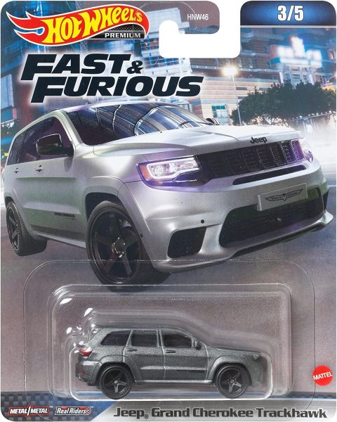 Hot Wheels | Fast & Furious 3/5 Jeep Grand Cherokee Trackhawk silver