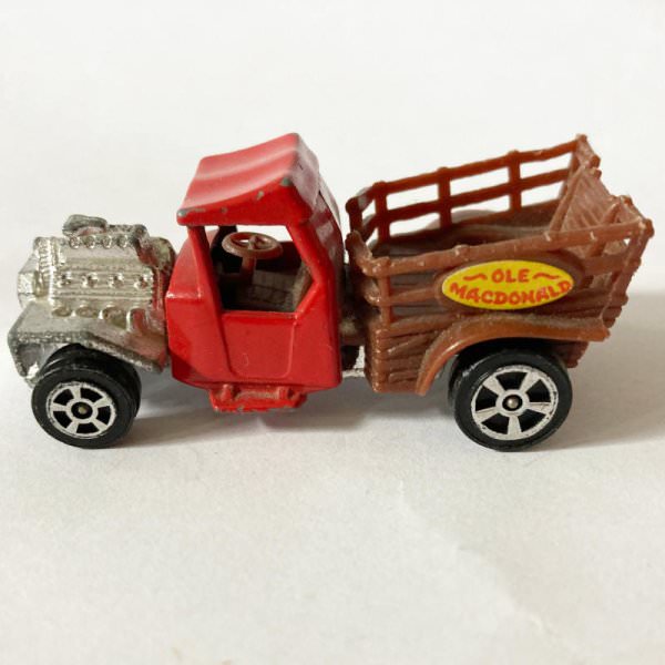 orgi Junior | Whizz Wheels OLE MCDONALD Pickup red/brown - without packaging