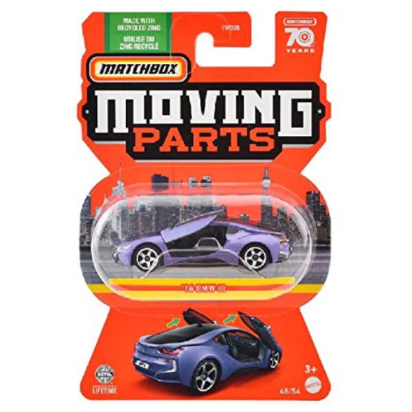 Matchbox | Moving Parts 48/54 2016 BMW I8 metallic purple