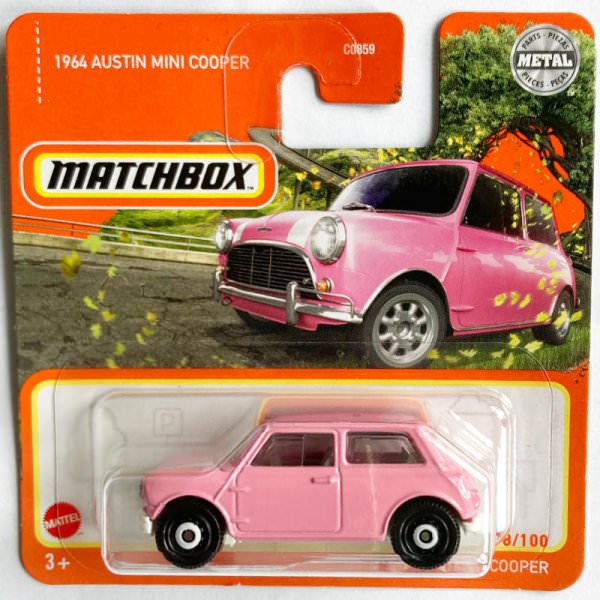 Matchbox | 1964 Austin Mini Cooper pink