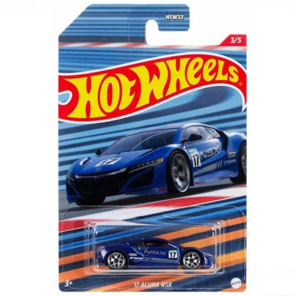 Hot Wheels | Racing Circuits 3/5 2017 Acura NSX #17 blue-violet