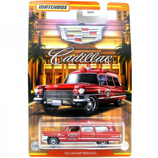 Matchbox | Cadillac Serie #04 1963 Cadillac Ambulance rot