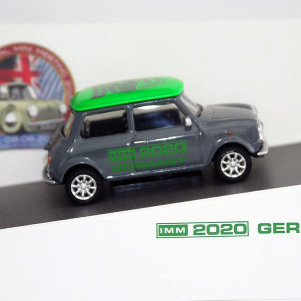 Schuco | Mini Cooper IMM 2020 grau / giftgrün