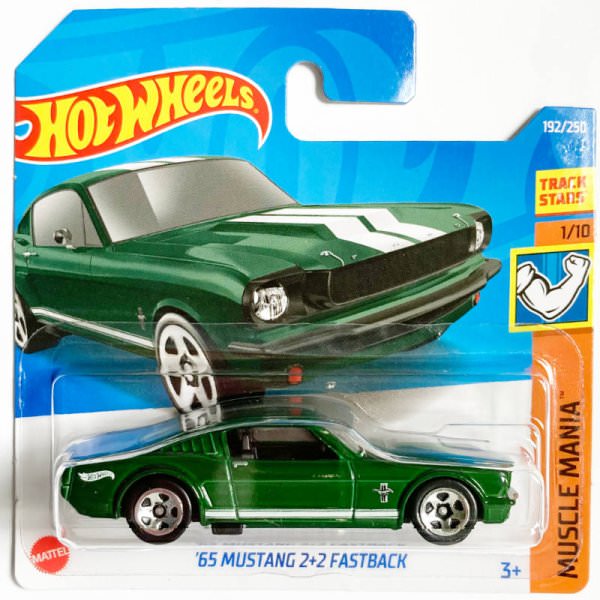 Hot Wheels | '65 Mustang 2+2 Fastback dunkelgrün