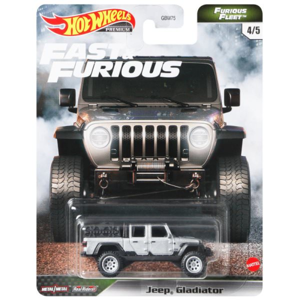 Hot Wheels | Fast & Furious Furious Fleet Jeep Gladiator silber