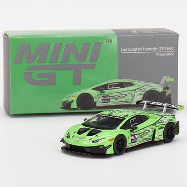 MINI GT | Lamborghini Huracán GT3 EVO Presentation LHD #63 light green