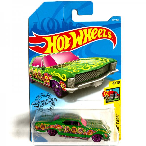 Hot Wheels | '64 Buick Riviera green with sculls