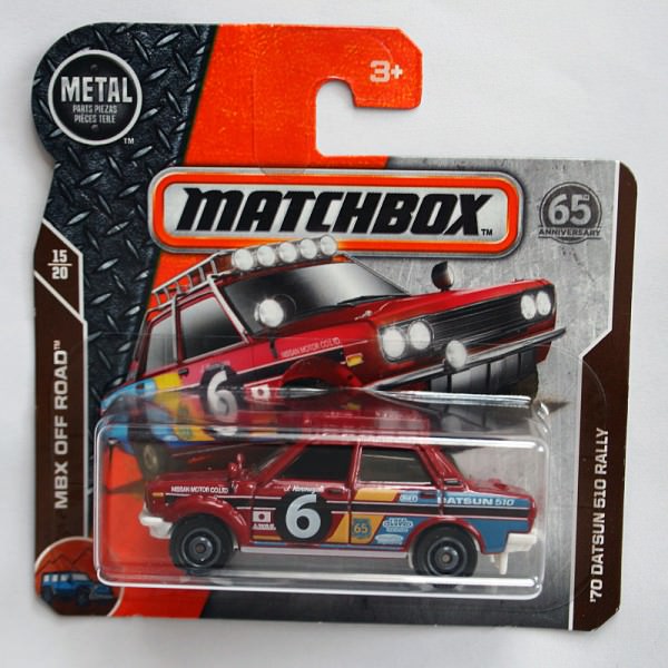 Matchbox | '70 Datsun 510 Rally dark red