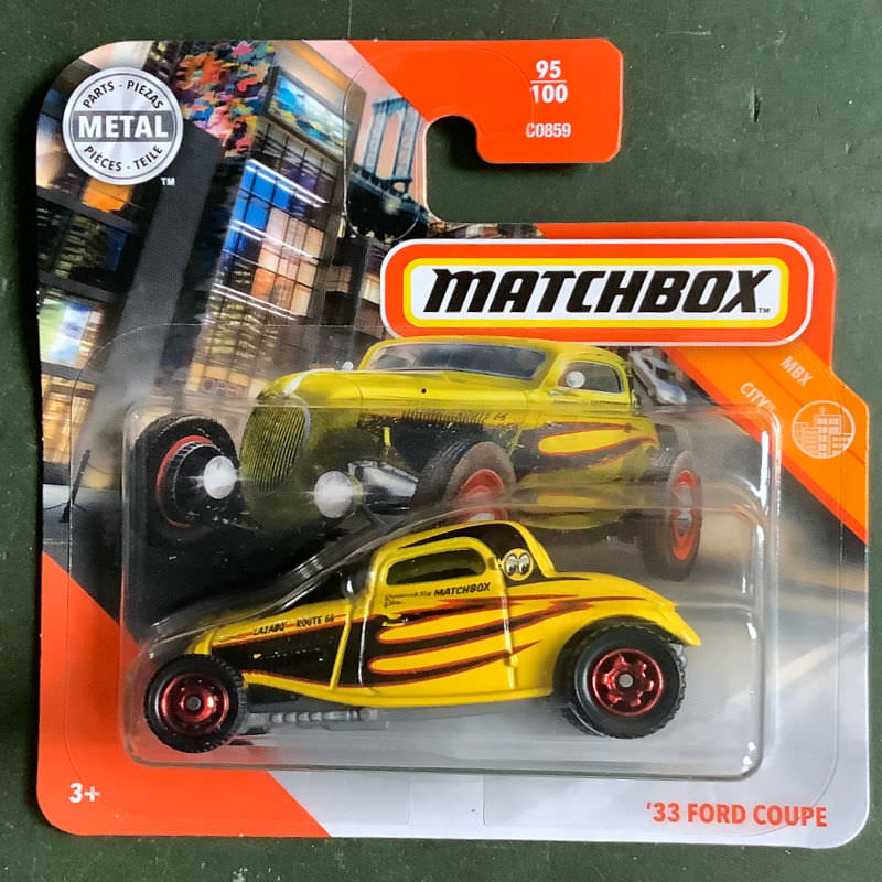 Matchbox 2021 MBX CITY '33 Ford Coupe 95/100