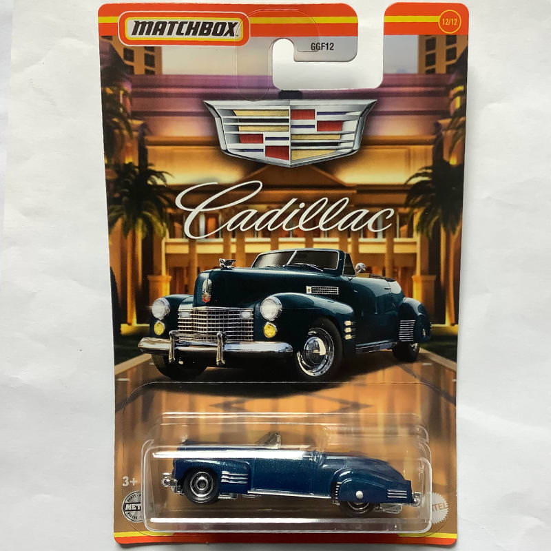 MATCHBOX FUPERFAST MBX CITY 1941 CADILLAC SERIES 62 CONVERTIBLE COUPE OVP TOP 