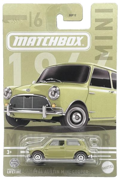 Matchbox | Mini Series 1/6 1964 Austin Mini Cooper grey-green/black