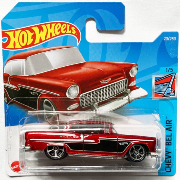 Hot Wheels | '55 Chevy Bel Air dark red metallic
