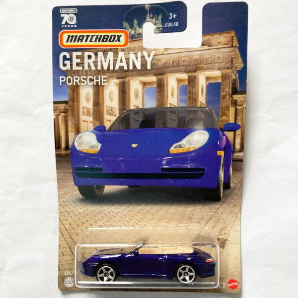 Matchbox | Best of Germany Series Mix 6 no. 08/12 Porsche 911 Carrera Cabriolet blue