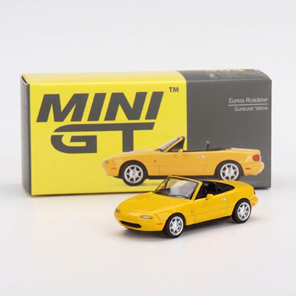 MINI GT | Mazda Eunos Roadster Sunburst Yellow RHD