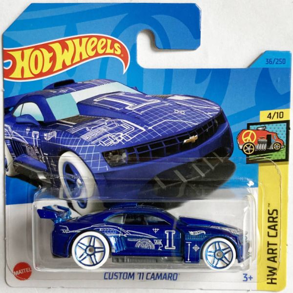 Hot Wheels | Custom '11 Camaro blue ART CAR
