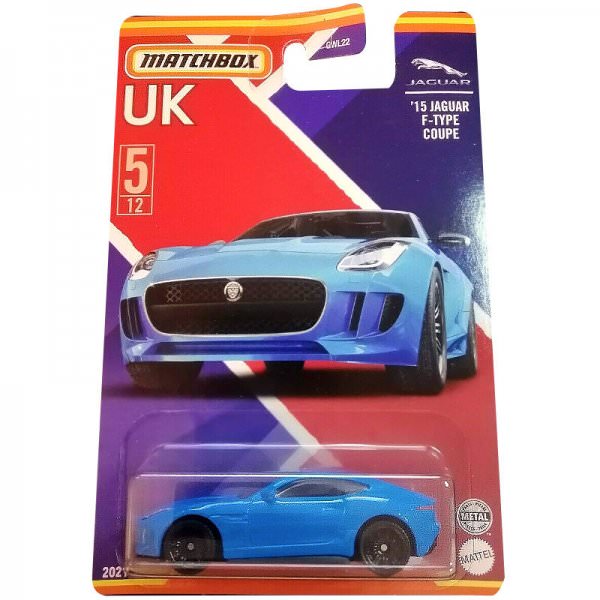 Matchbox | Best of UK Series Mix 1 5/12 2015 Jaguar F-Type Coupe blue