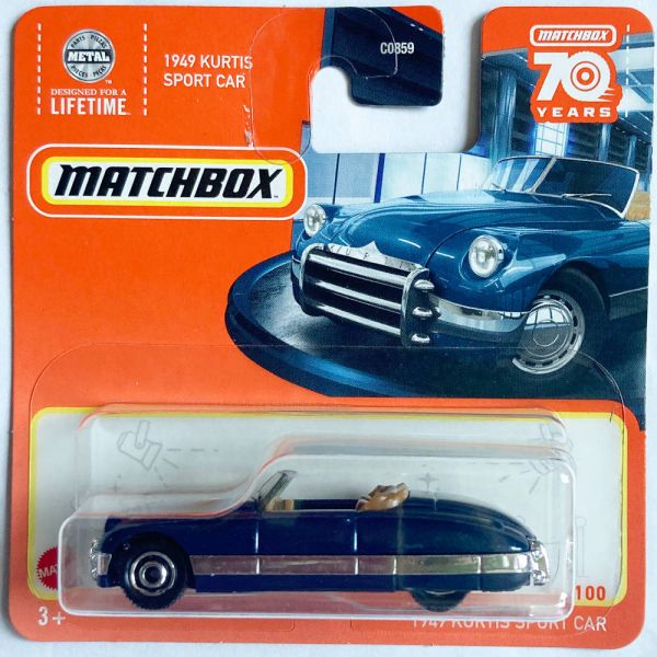 Matchbox | 1949 Kurtis Sport Car dark blue