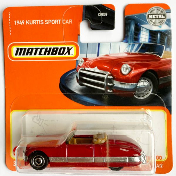 Matchbox | 1949 Kurtis Sport Car rotmetallic