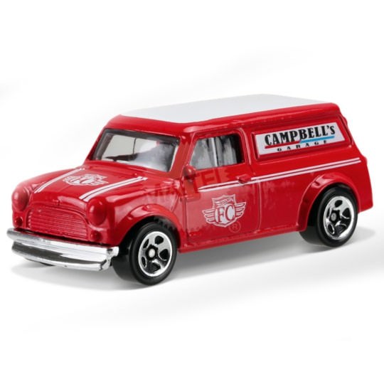 Hot Wheels | Austin Mini Van Campbells Garage red US