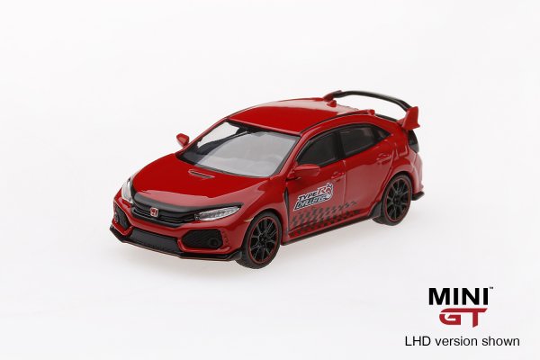 MINI GT | 2018 Honda Civic Type R (FK8) TIME ATTACK schwarz/rot