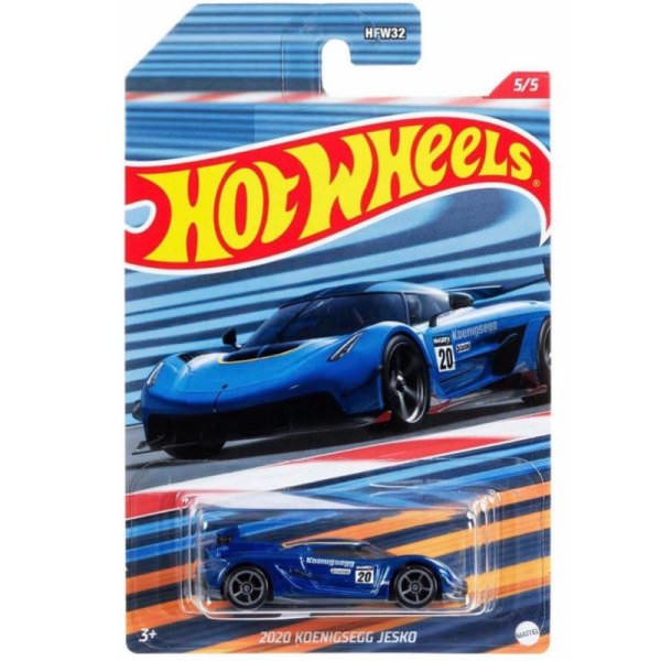 Hot Wheels | Racing Circuits 5/5 2020 Koenigsegg Jesko #20 blue