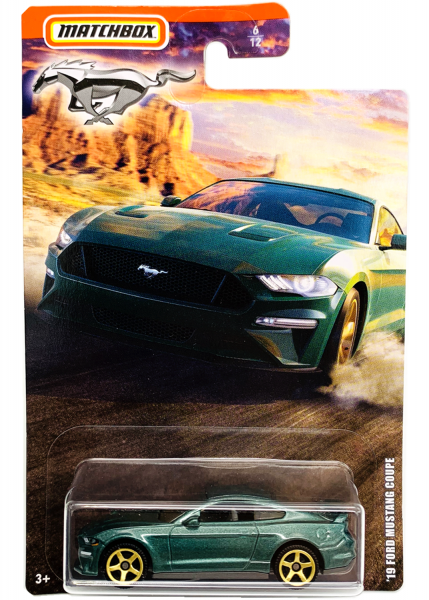 Matchbox | Mustang Serie 1 #6/12 '19 Ford Mustang Coupe grünmetallic