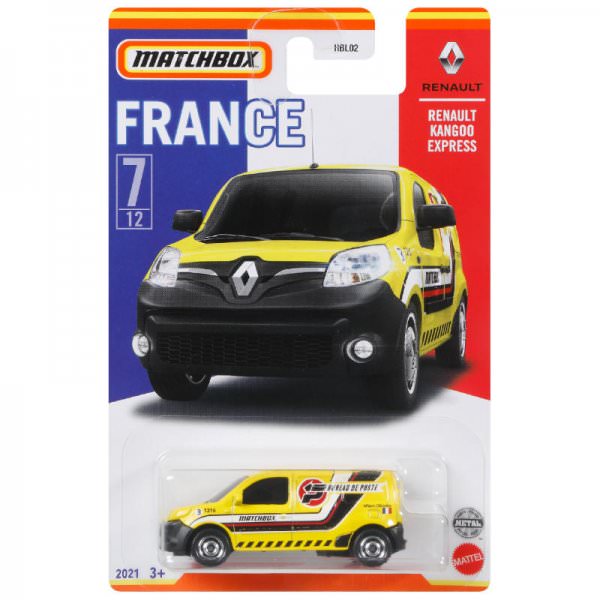 Matchbox | Best of France Serie Mix 1 07/12 Renault Kangoo Express gelb