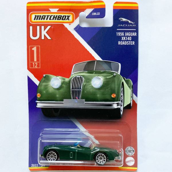 Matchbox | Best of UK Serie Mix 3 01/12 1956 Jaguar XK 120 grün
