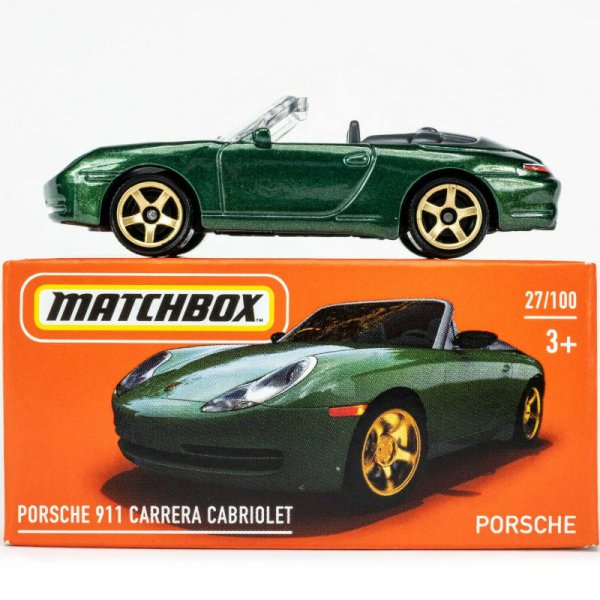 Matchbox | Porsche 911 Carrera Cabriolet dunkelgrün