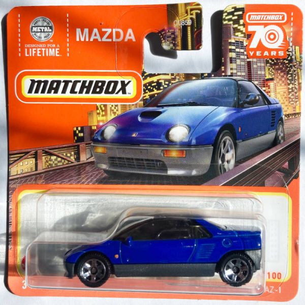 Matchbox | 1992 Mazda Autozam AZ-1 blau