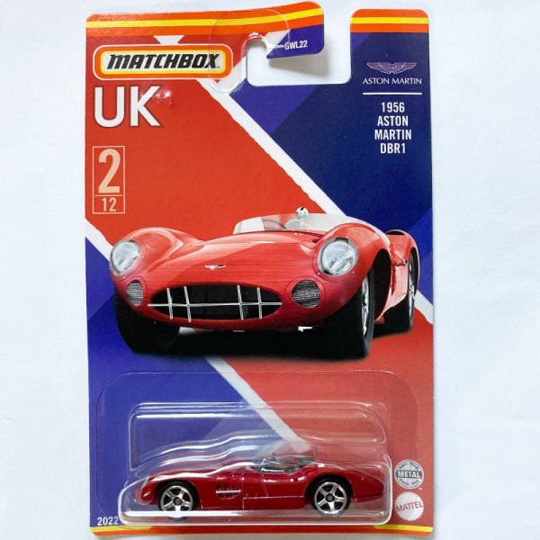 Matchbox | Best of UK Serie Mix 3 02/12 Aston Martin DBR 1 dunkelrot