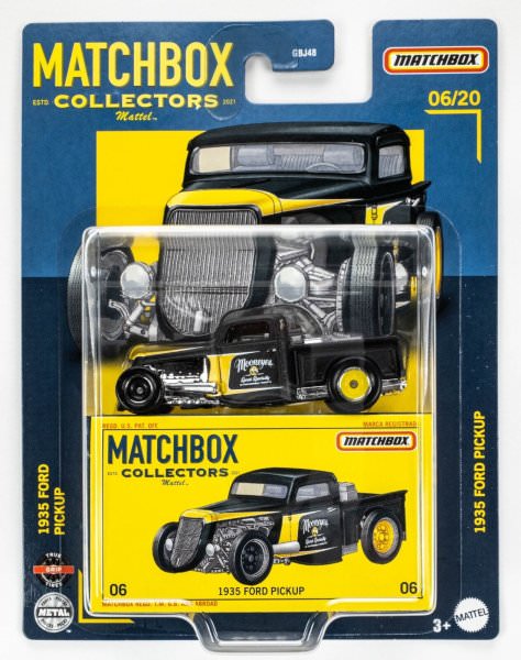 Matchbox | Collectors Series 06/20 1935 Ford Pickup MOON EYES black